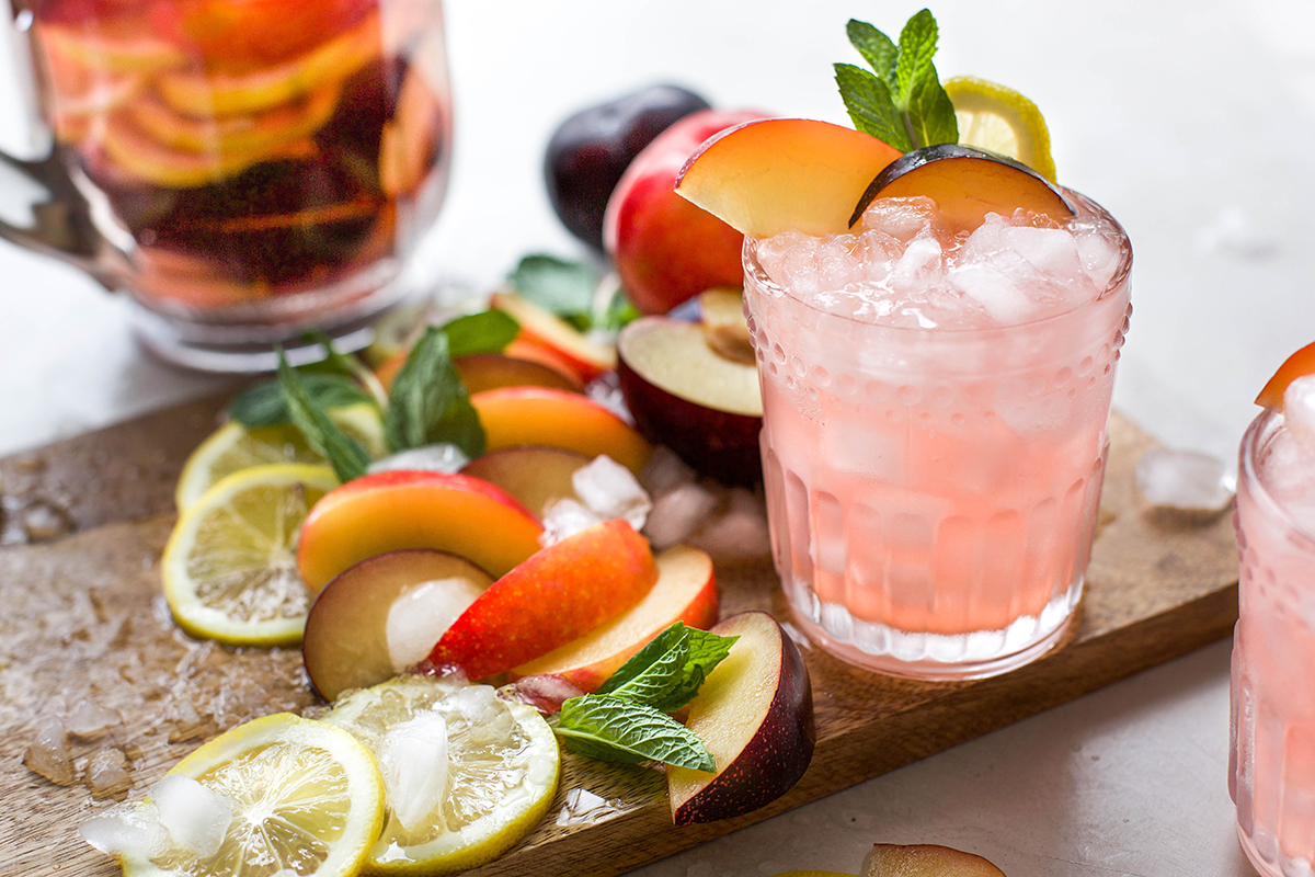 White Wine Plum Sangria Hortgro Plums